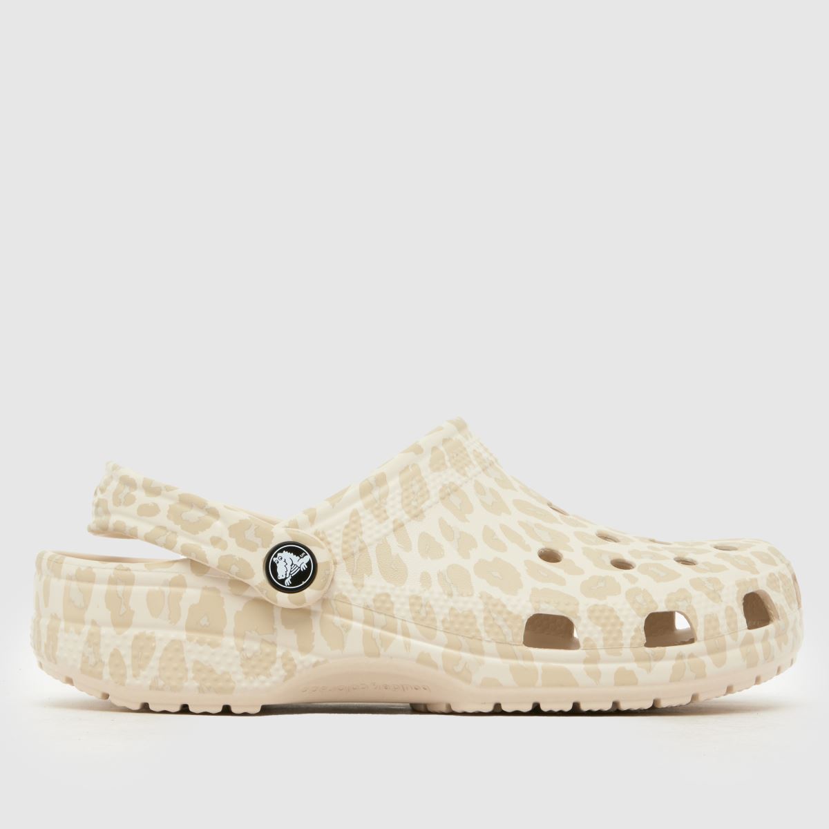 Crocs Classic Animal Clog Sandals in Beige Multi