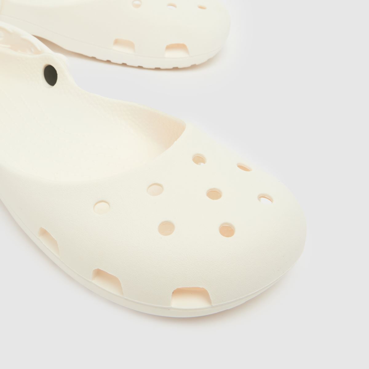 Crocs Classic Ballet in White Crocs Classic Ballet 4