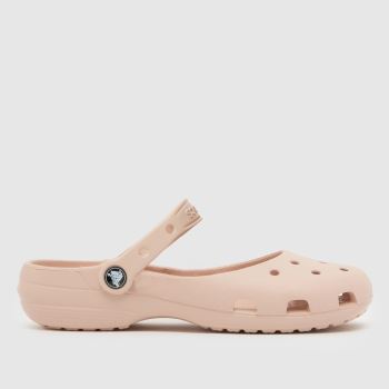 Crocs Pink Classic Ballet Womens Sandals