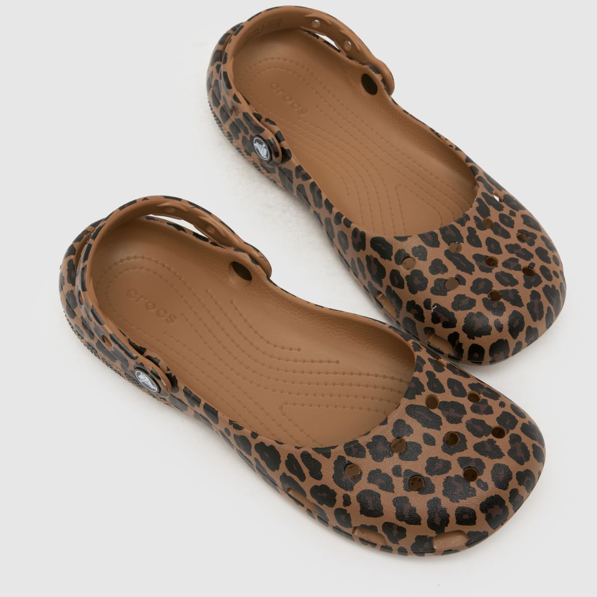 Crocs Classic Animal Ballet in Brown & Black Crocs Classic Animal Ballet 4