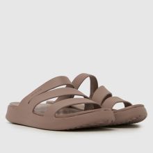 Crocs Getaway Strappy in Brown Crocs Getaway Strappy,2 of 4