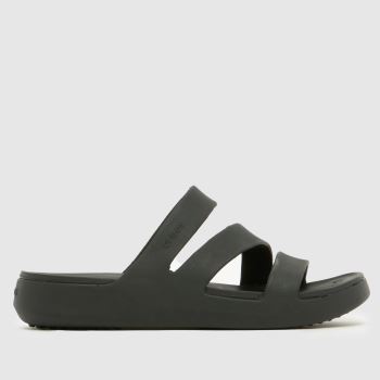 Crocs Black Getaway Strappy Womens Sandals