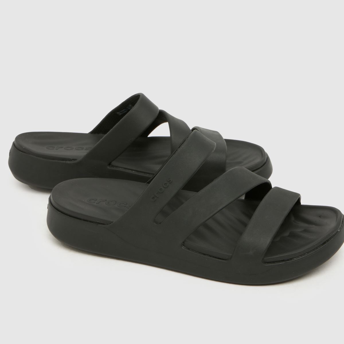 Crocs Getaway Strappy in Black Crocs Getaway Strappy 4