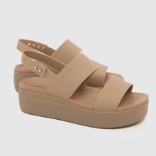 Crocs Brooklyn Low Wedge in Beige Crocs Brooklyn Low Wedge,3 of 4