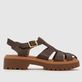 Timberland Brown Stone Street Fisherman Womens Sandals