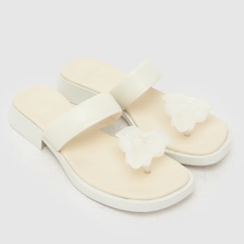 CAMPER White Dana Flower Womens Sandals