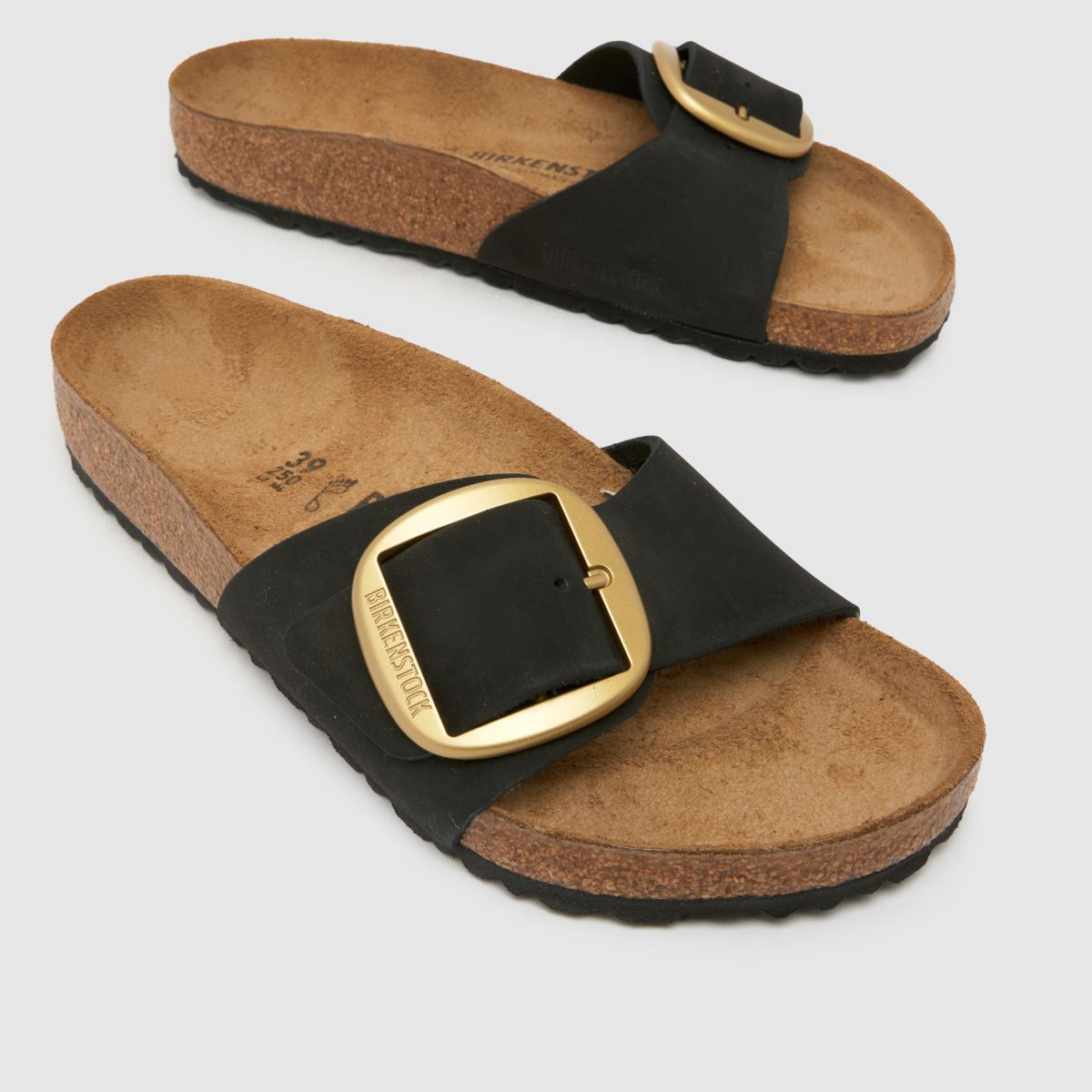Damen BIRKENSTOCK Schwarz Madrid Big Buckle Sandalen BIRKENSTOCK Madrid Big Buckle 4