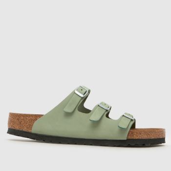 BIRKENSTOCK Light Green Florida Womens Sandals