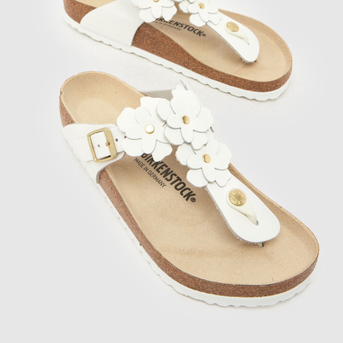 BIRKENSTOCK Gizeh Flowers in White BIRKENSTOCK Gizeh Flowers 4