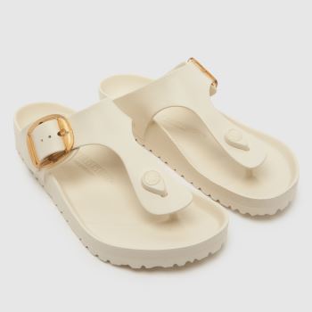 BIRKENSTOCK Weiß Gizeh Big Buckle EVA Damen Sandalen