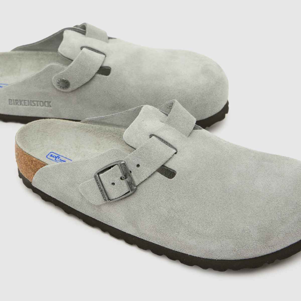 Damen BIRKENSTOCK Hellgrün Boston Soft Footbed Clog Sandalen BIRKENSTOCK Boston Soft Footbed Clog 4