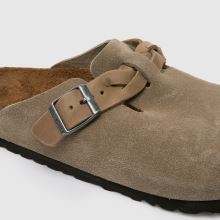 BIRKENSTOCK Boston Braided Clog Narrow Fit in Taupe BIRKENSTOCK Boston Braided Clog Narrow Fit,3 of 4
