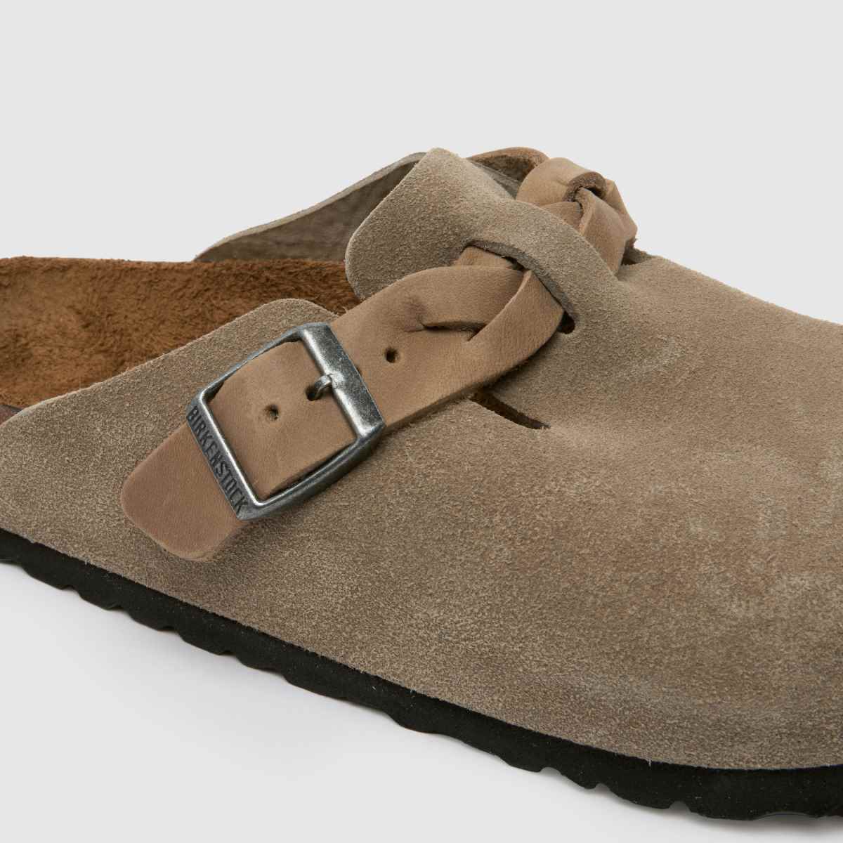 BIRKENSTOCK Boston Braided Clog Narrow Fit in Taupe BIRKENSTOCK Boston Braided Clog Narrow Fit 4