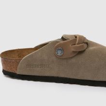 BIRKENSTOCK Boston Braided Clog Narrow Fit in Taupe BIRKENSTOCK Boston Braided Clog Narrow Fit,4 of 4