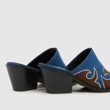 Azalea Wang Cecily Western Mule in Brown Multi Azalea Wang Cecily Western Mule,4 of 4