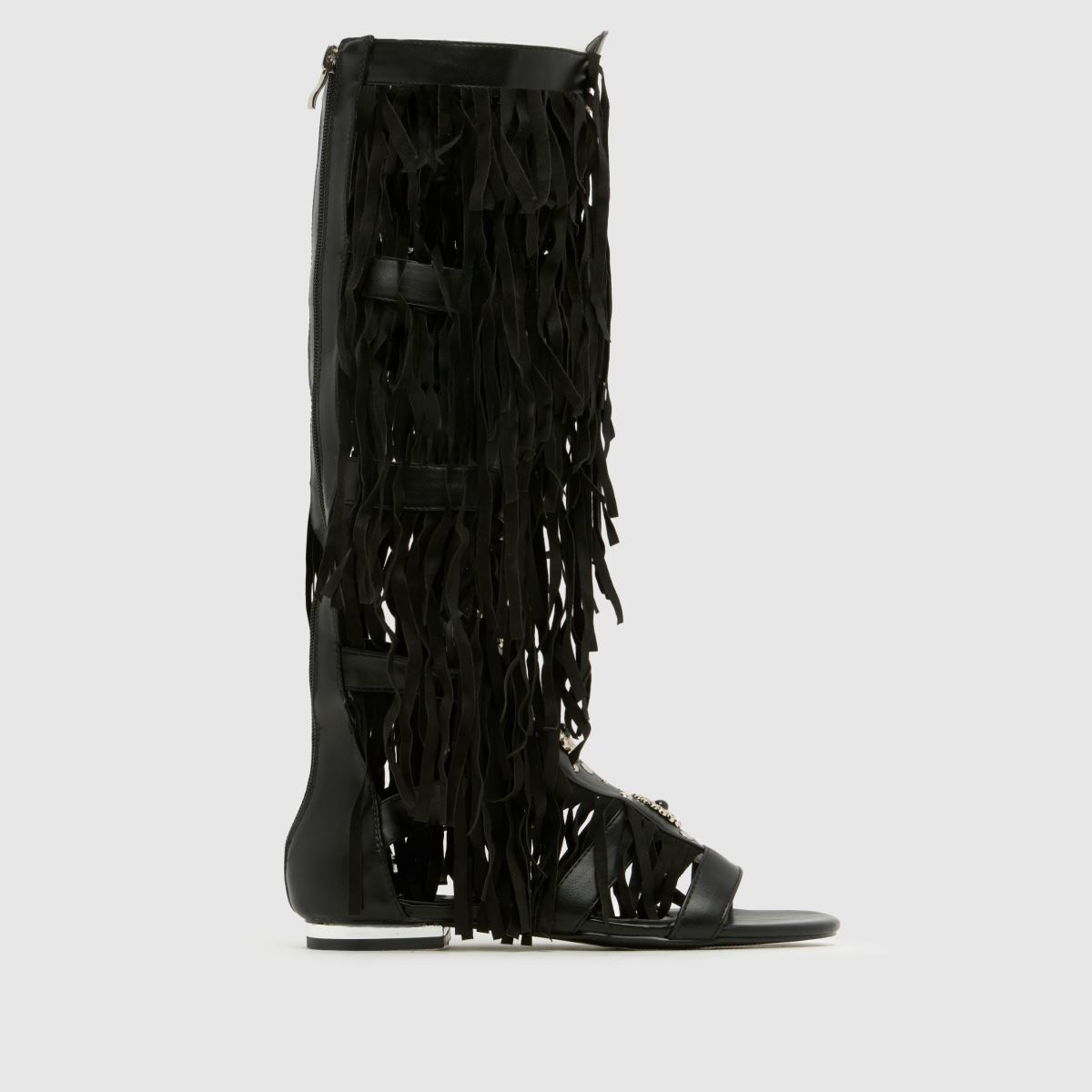 Azalea Wang Christen Knee Gladiator in Black Azalea Wang Christen Knee Gladiator