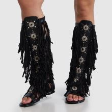 Azalea Wang Christen Knee Gladiator in Black Azalea Wang Christen Knee Gladiator,2 of 4