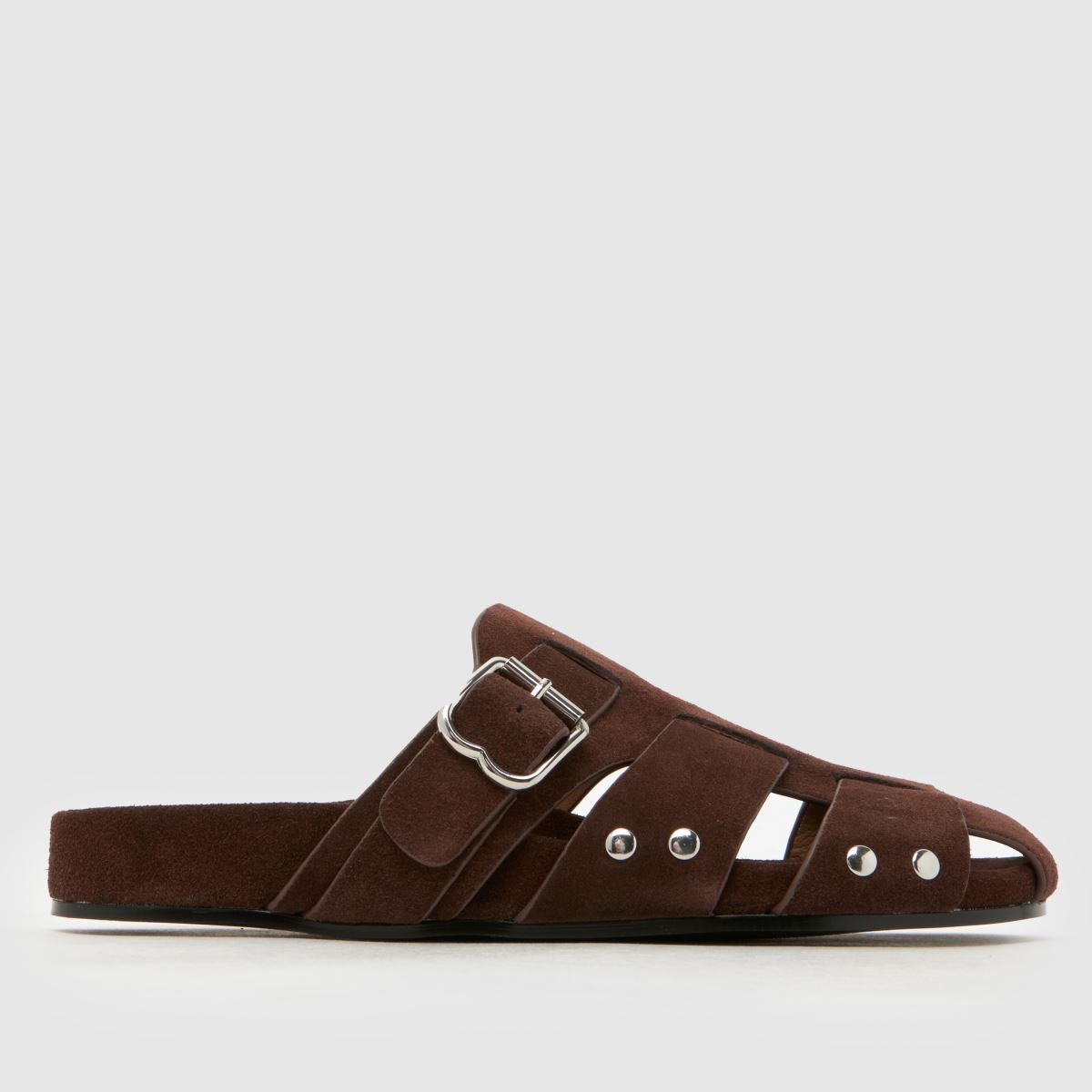 BIBI LOU Dakota Mule Sandals in Brown