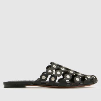 BIBI LOU Black Alexa Mule Womens Sandals