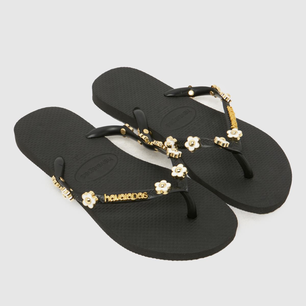 Havaianas Slim Stylish Flip Sandals in Black
