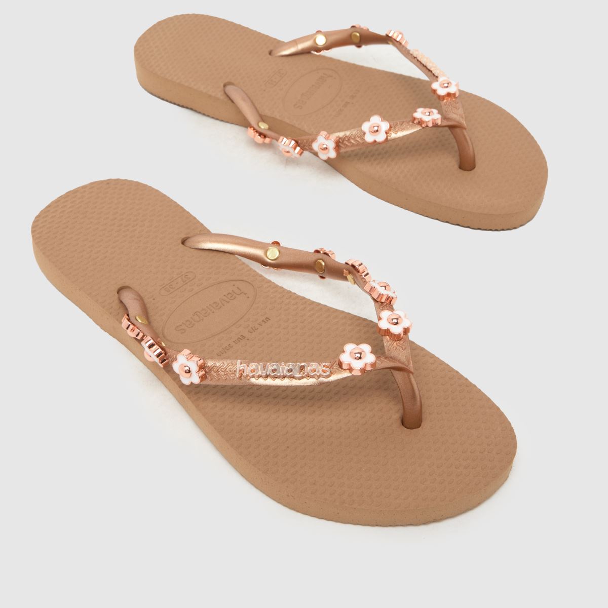 Havaianas Slim Stylish Flip in Rose Gold Havaianas Slim Stylish Flip 4
