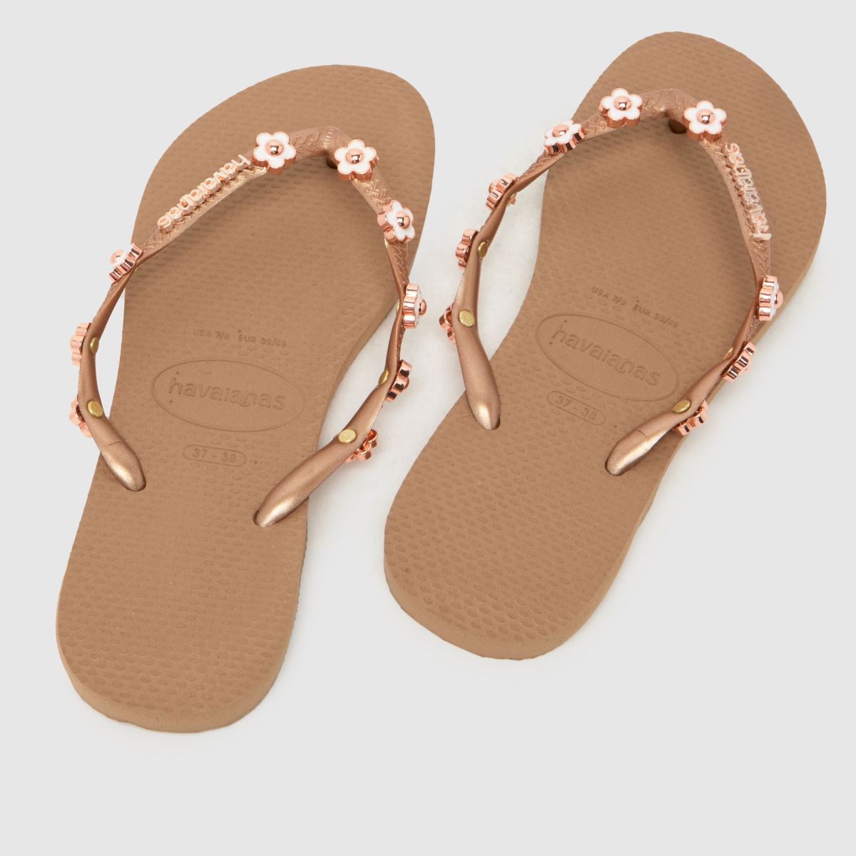 Havaianas Slim Stylish Flip in Rose Gold Havaianas Slim Stylish Flip 7