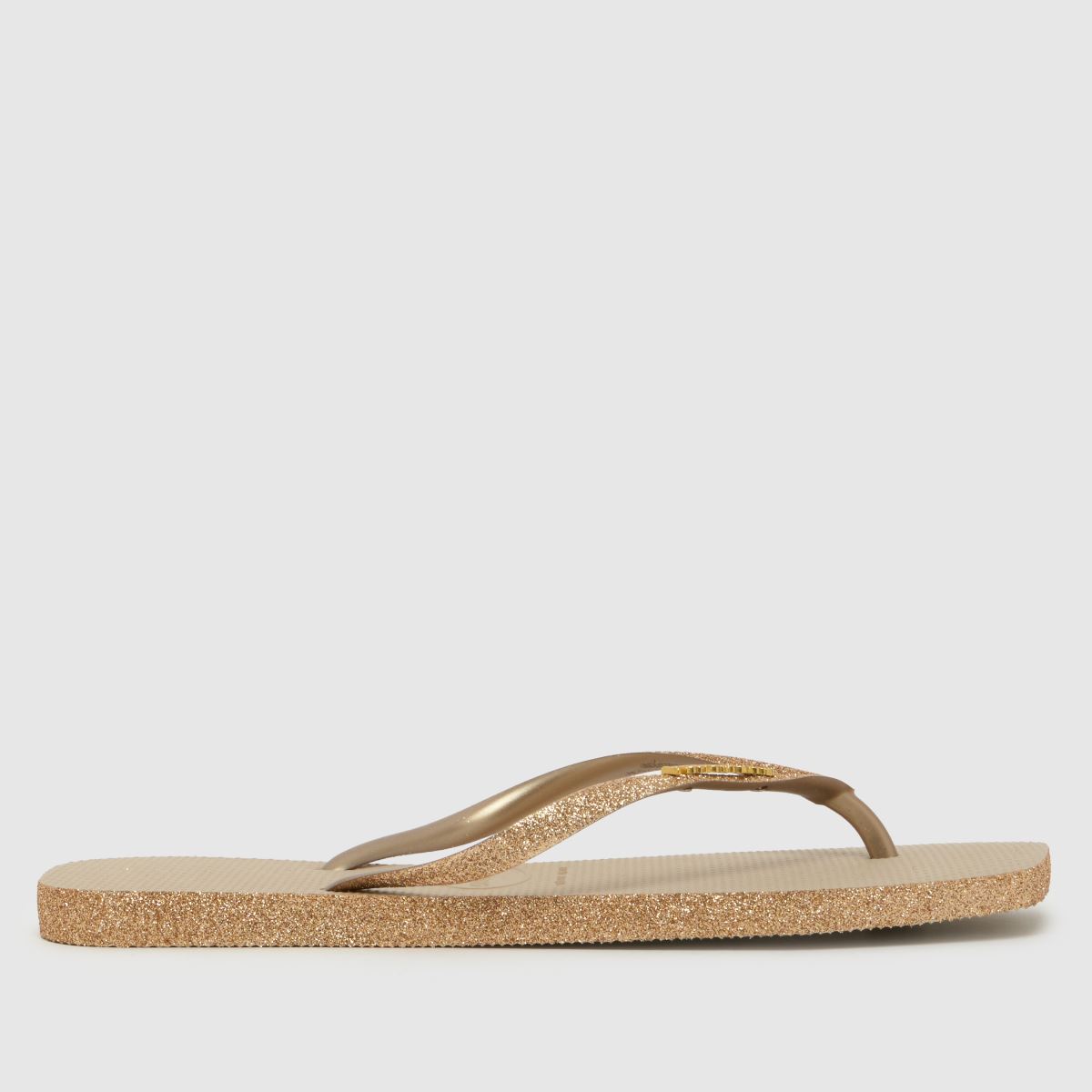 Havaianas Square Sparkle Flip in Gold Havaianas Square Sparkle Flip 3