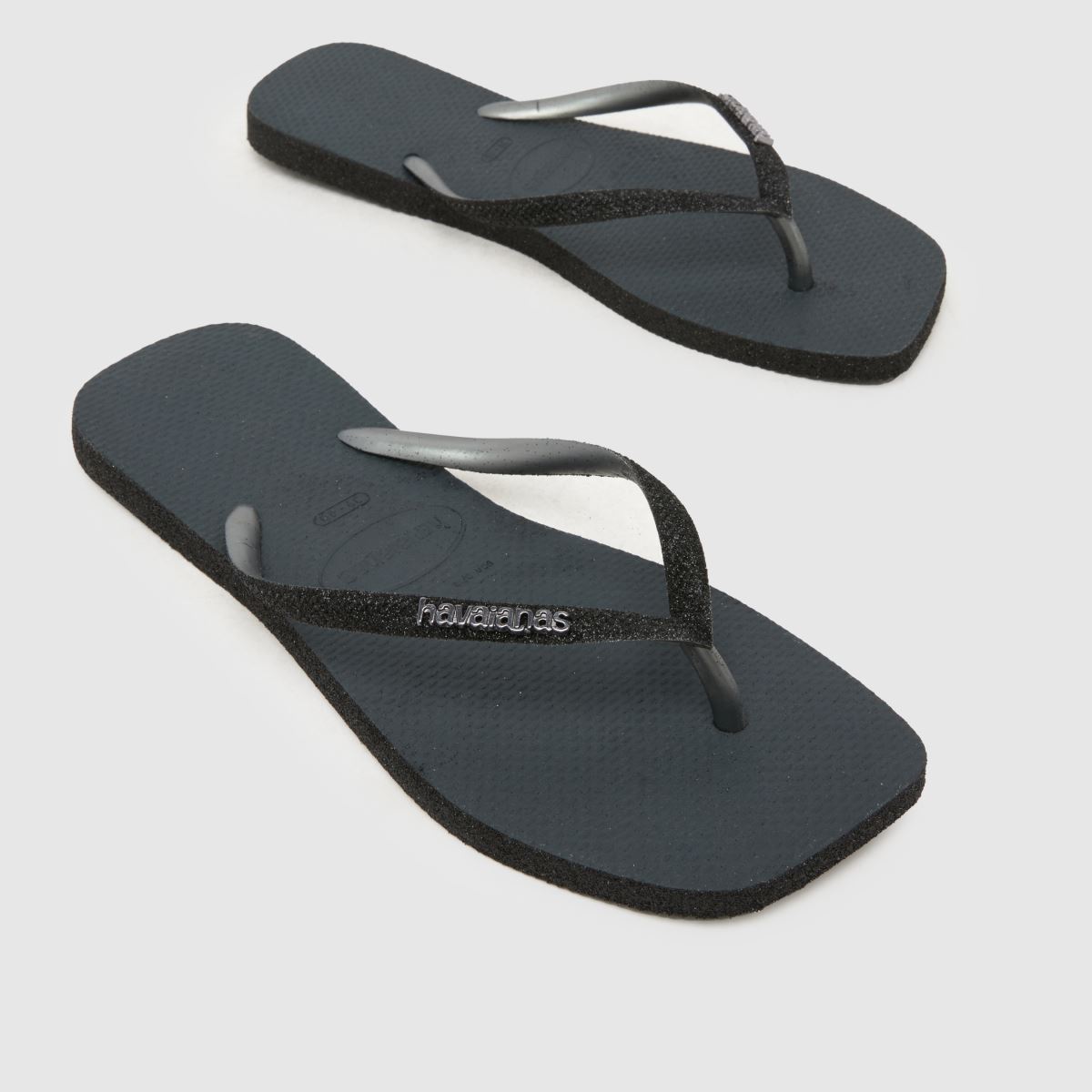 Havaianas Square Sparkle Flip in Black Havaianas Square Sparkle Flip 4