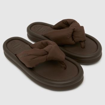 Havaianas Brown Over Puffed Flip Womens Sandals