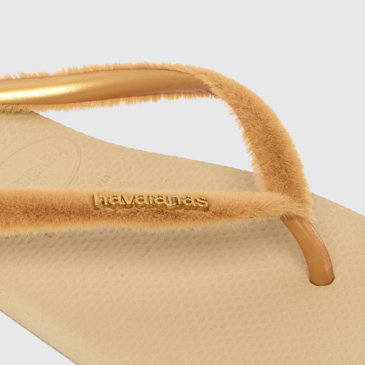 Havaianas Slim Square Plush in Beige Havaianas Slim Square Plush 4