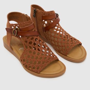 Blowfish Malibu Brown Anuella Womens Sandals