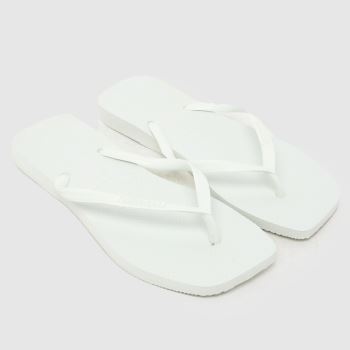 Havaianas Weiß Slim Square Flip Damen Sandalen