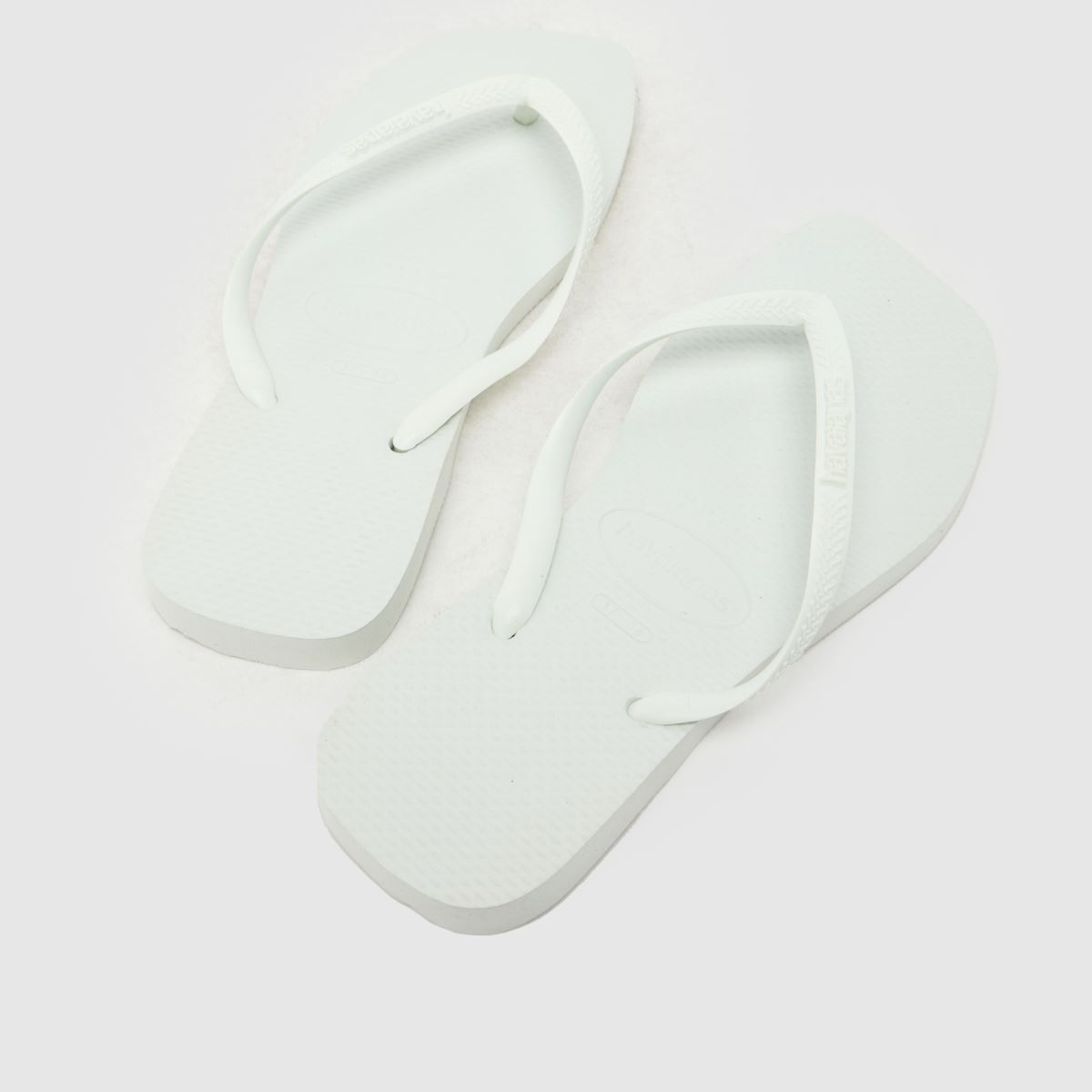 Havaianas Slim Square Flip in White Havaianas Slim Square Flip 4