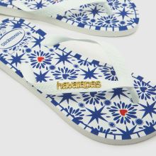 Havaianas Ginga Sao Luis Flip in White Multi Havaianas Ginga Sao Luis Flip,3 of 4