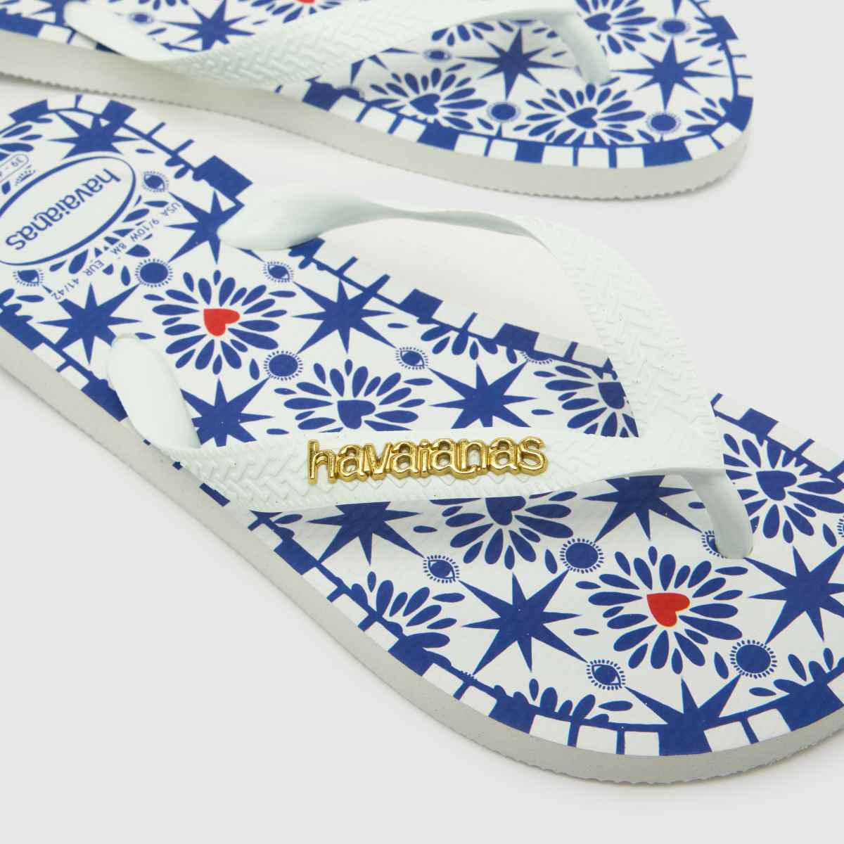 Havaianas Ginga Sao Luis Flip in White Multi Havaianas Ginga Sao Luis Flip 4