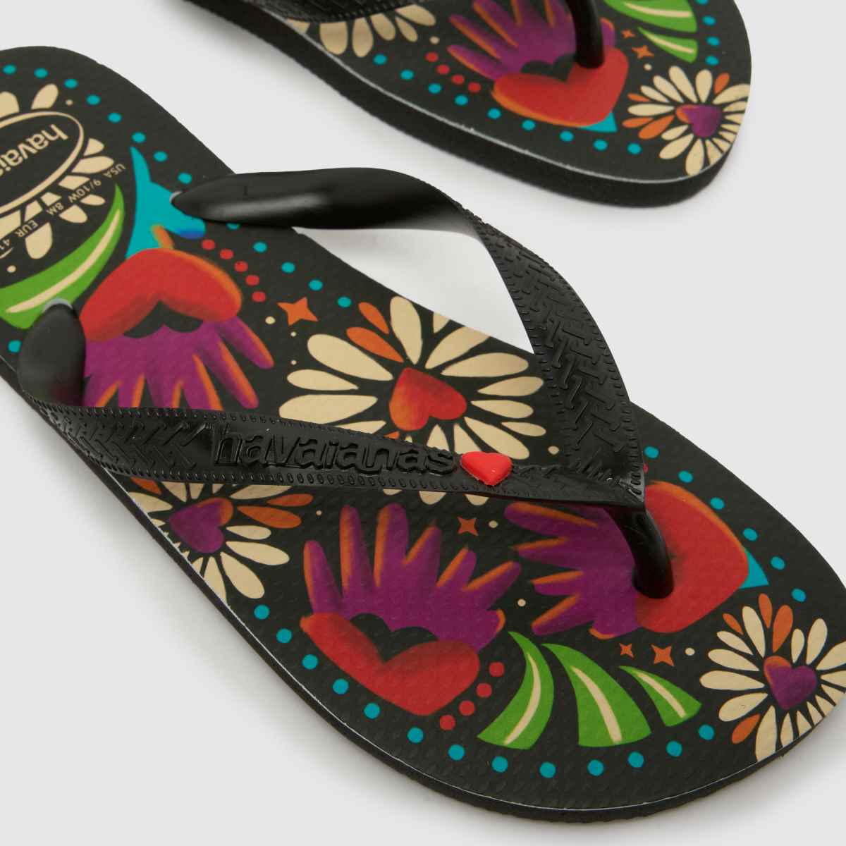 Havaianas Ginga Begonia Flip in Black Multi Havaianas Ginga Begonia Flip 4