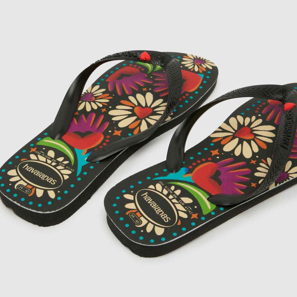 Havaianas Ginga Begonia Flip in Black Multi Havaianas Ginga Begonia Flip 7
