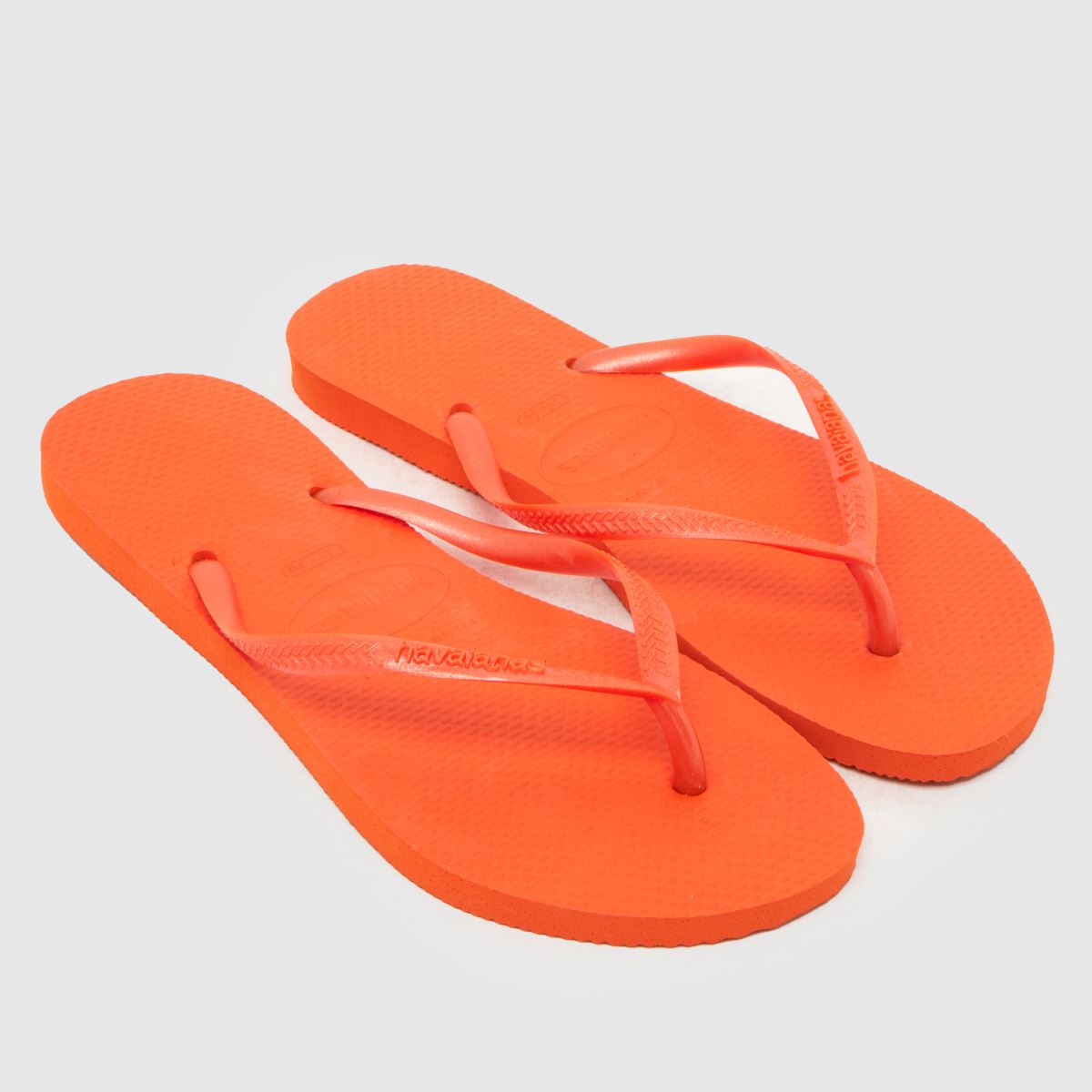 Havaianas Slim Flip Sandals in Orange