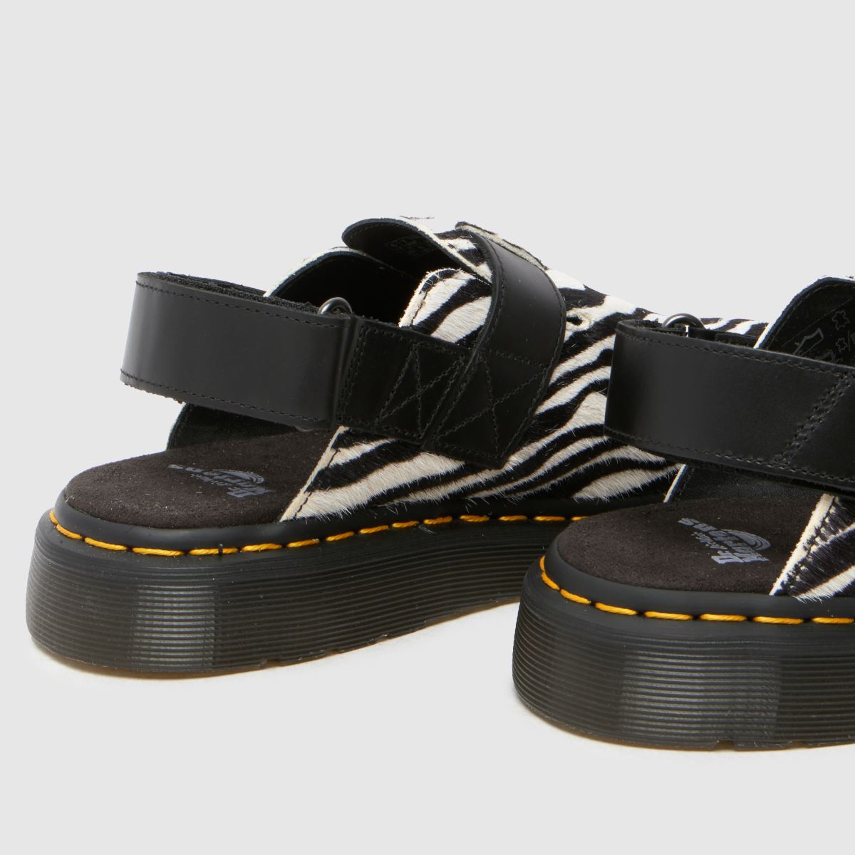 Leather Doc Marten Cow Sandals Print Mules Doc Marten Sandals Cow