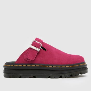 Dr Martens Pink Zebzag Mule Womens Sandals