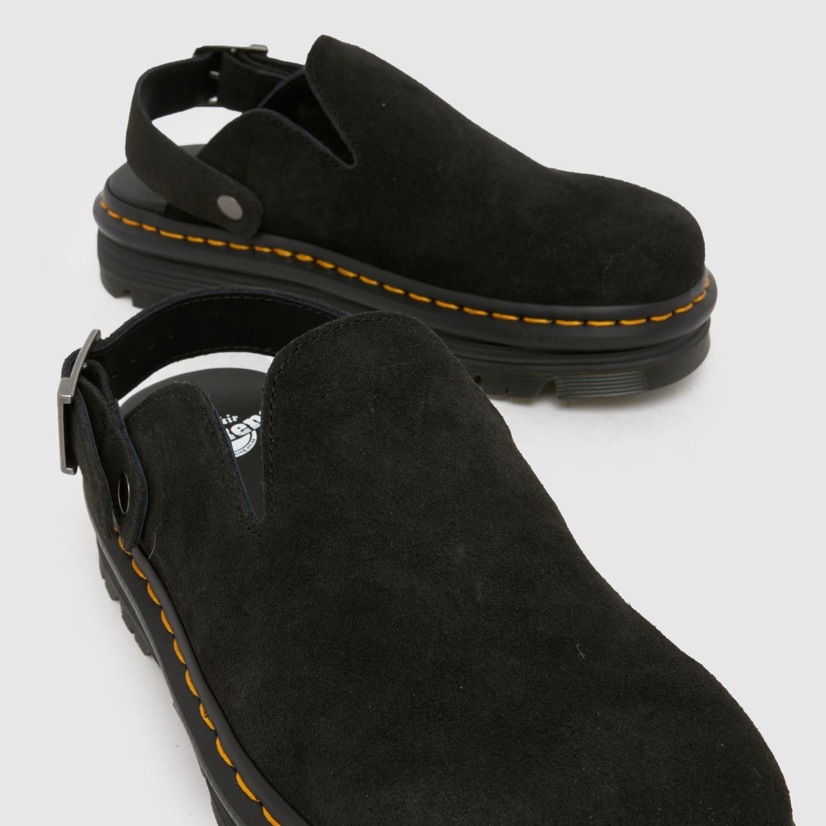 Womens Black Dr Martens Zebzag Mule Sandals | schuh