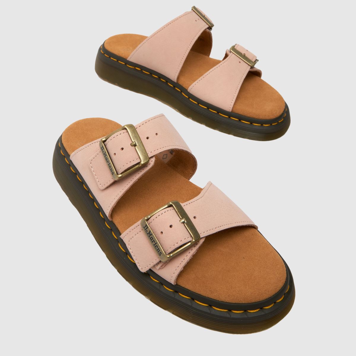 Womens Pale Pink Dr Martens Josef Sandals | schuh