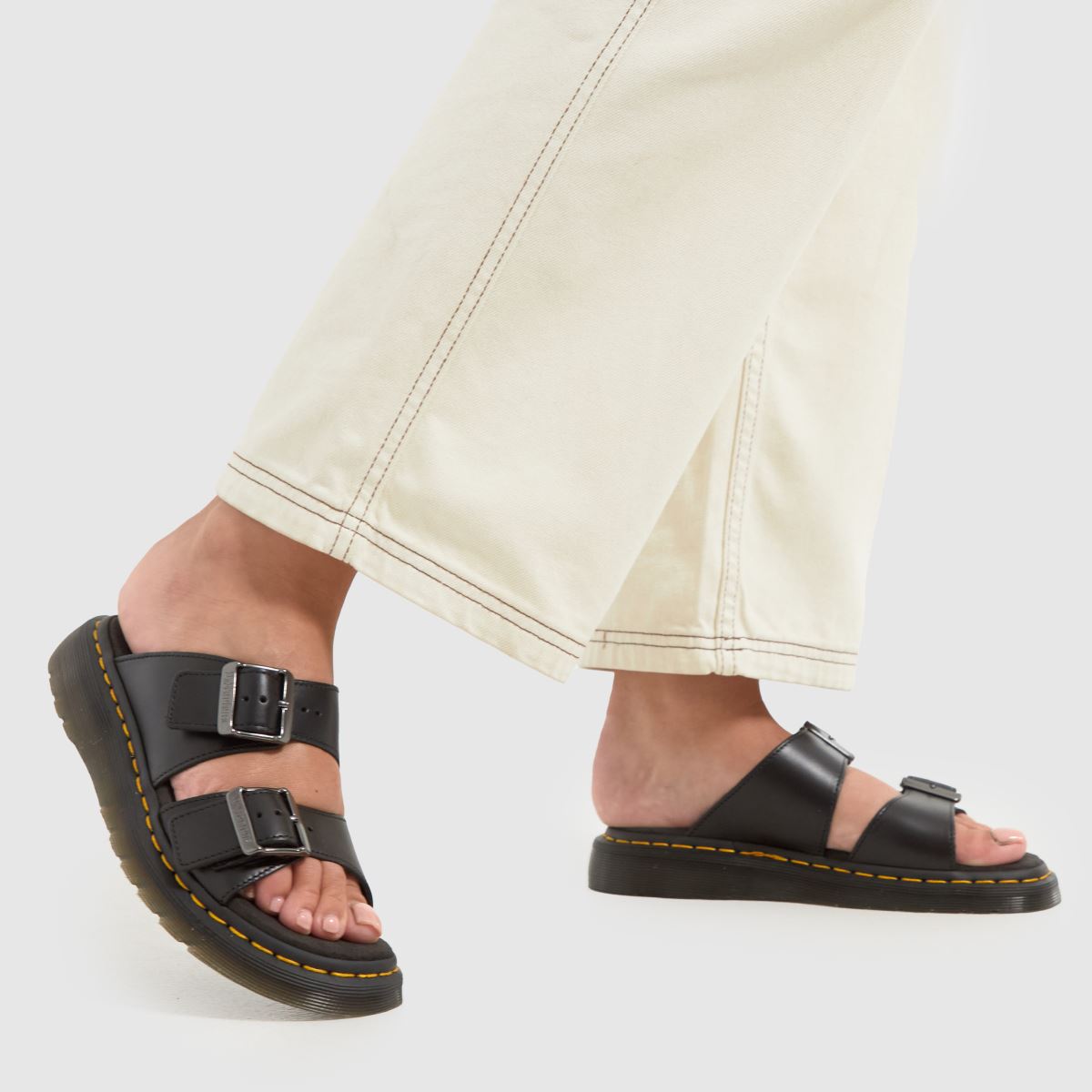 Dr. Martens Josef Slide Sandals In Brown For Men