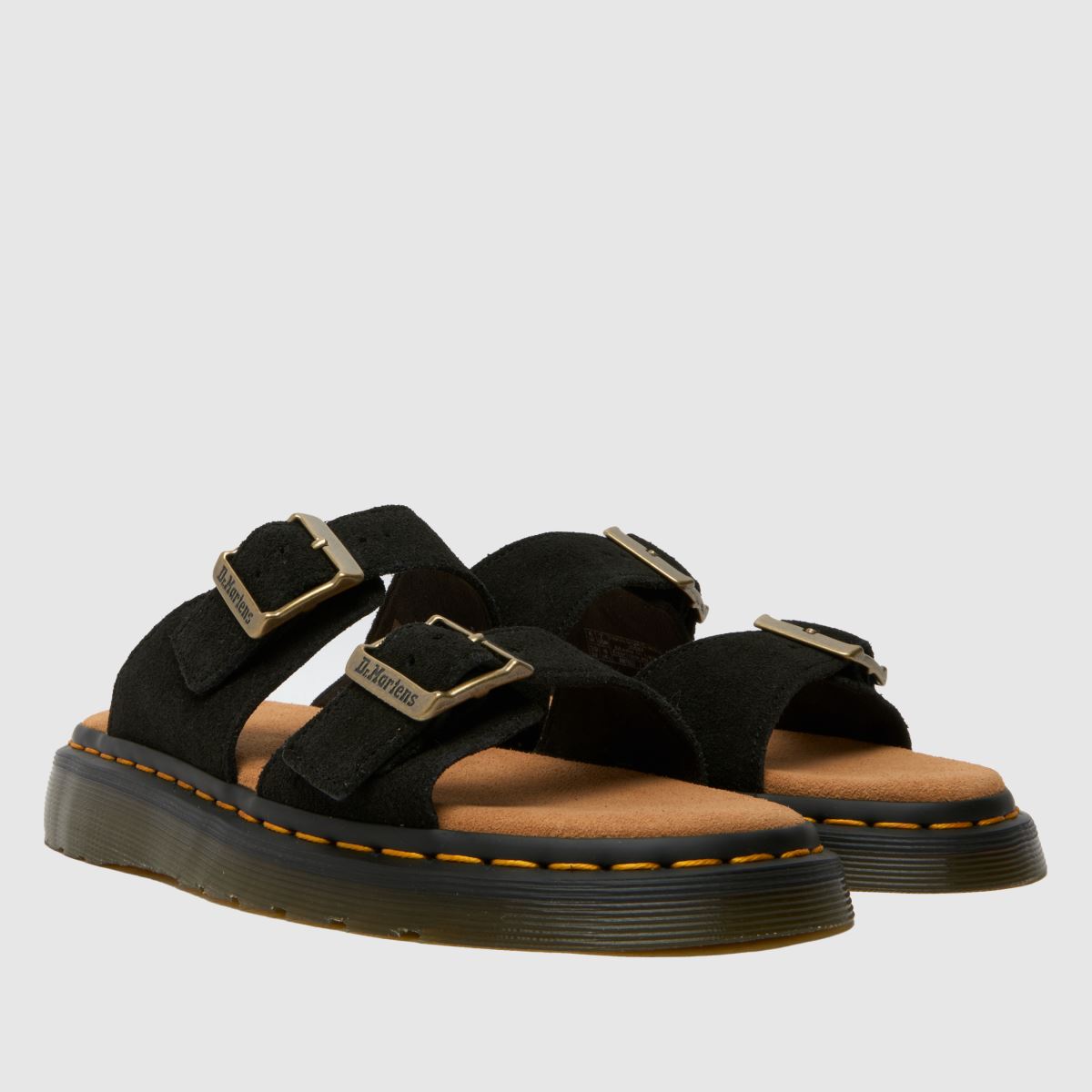 Womens Black Dr Martens Josef Sandals | schuh