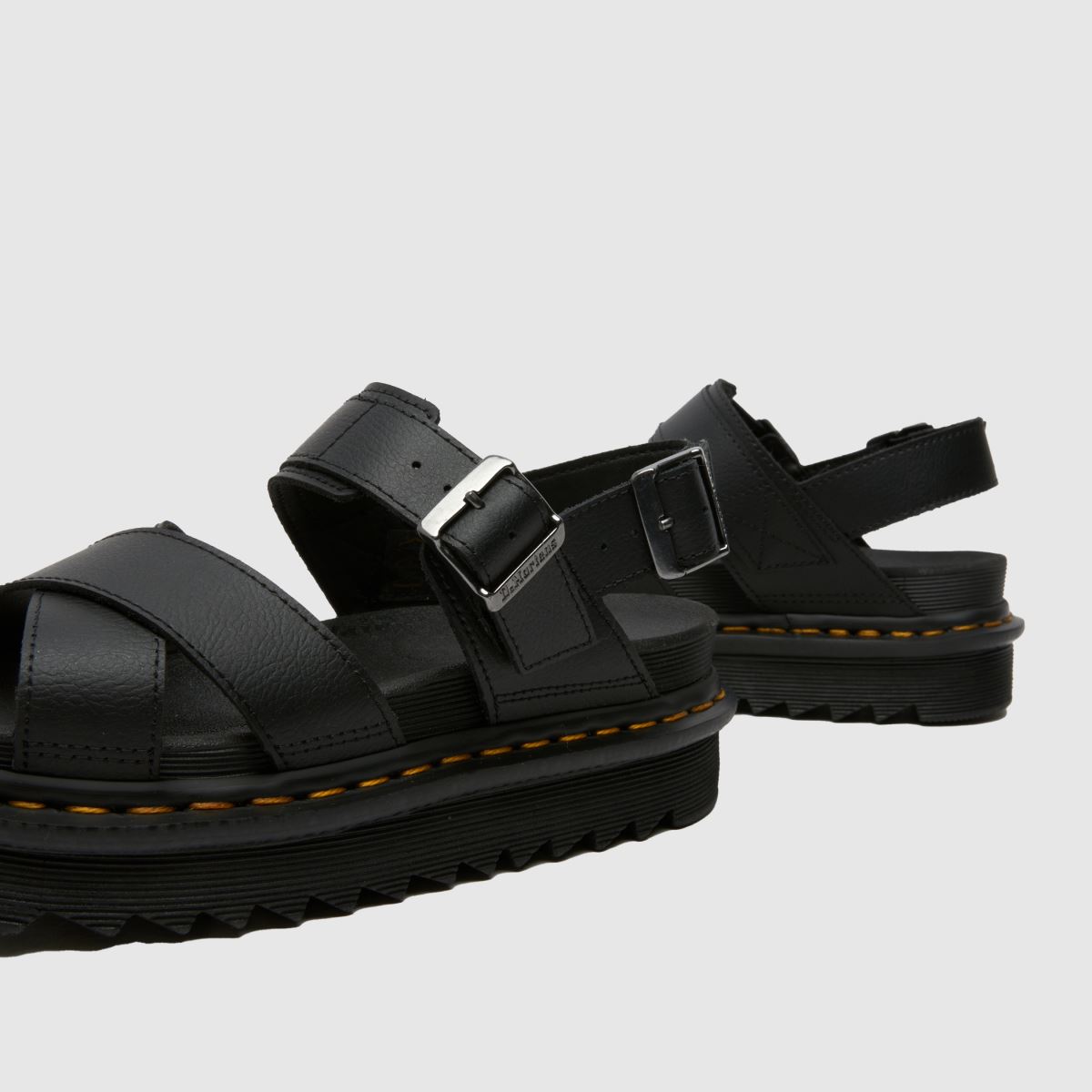 Damen Dr Martens Schwarz Voss Ii Sandalen Dr Martens Voss II 7