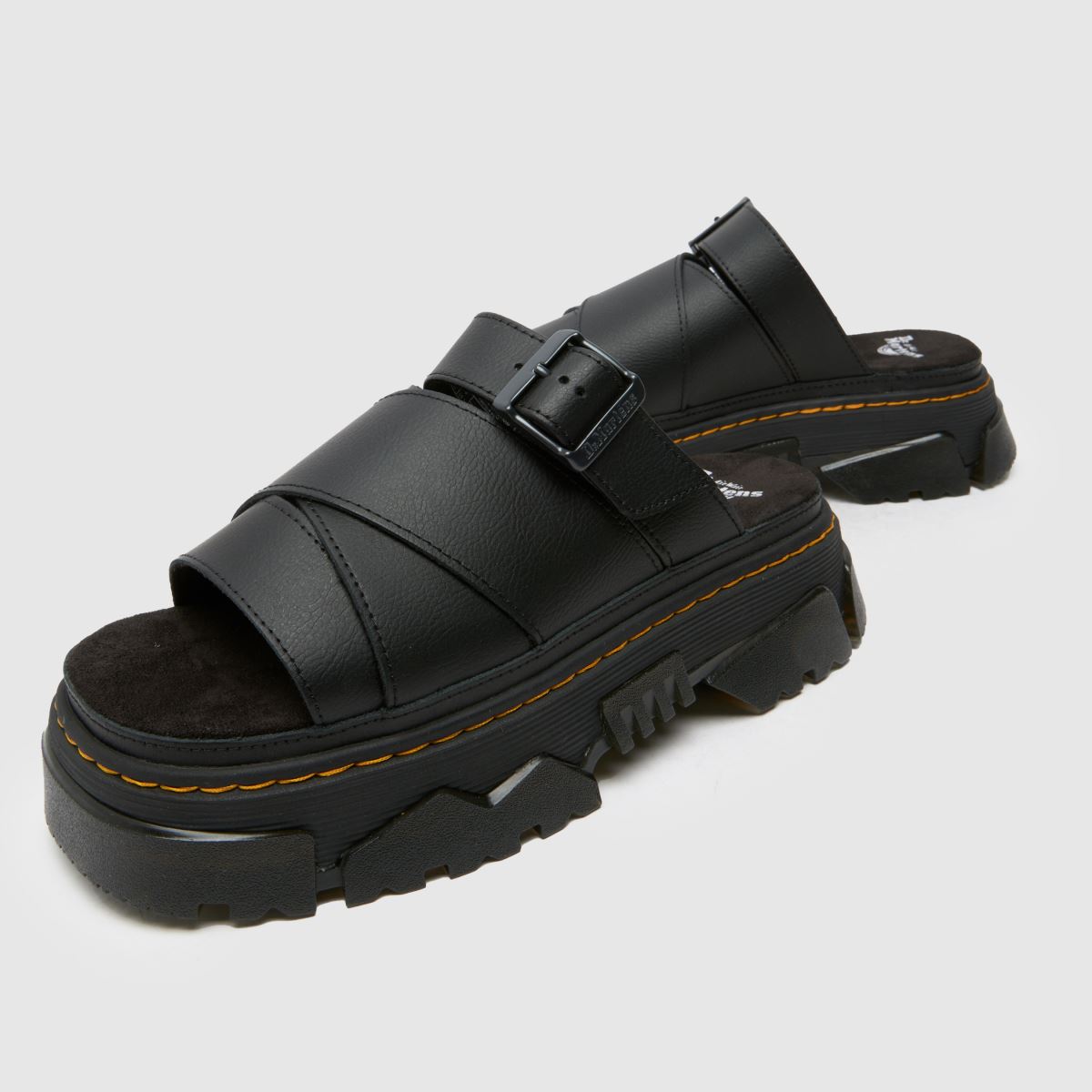 Dr Martens★MATTISON SLIDE サンダル★厚底★BLACK MATTISON スライド サンダル