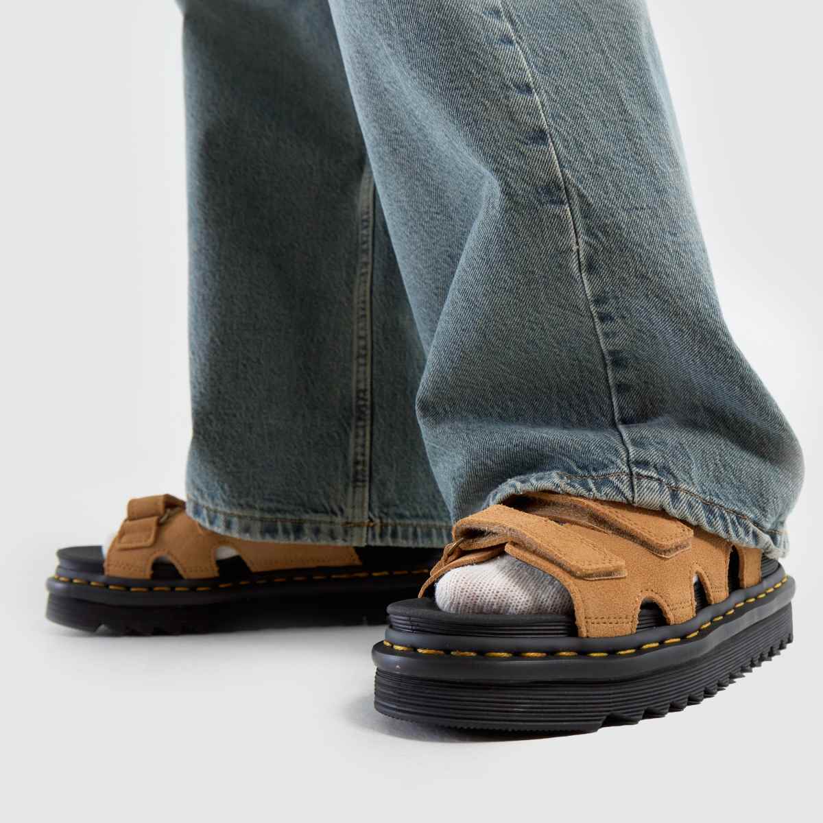 Doc Martens RAINE - Sandalias Con Plataforma - Sage Green/verde Dr