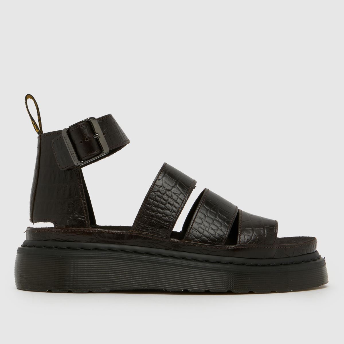 Dr. Martens Clarissa Quad Sandals in Brown