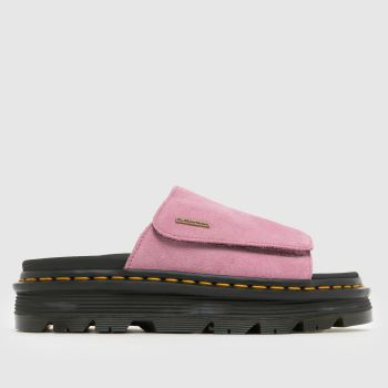 Dr Martens Pale Pink Zebzag Slide Womens Sandals