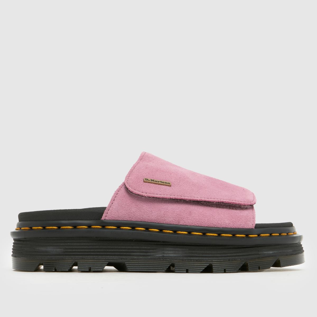 Dr. Martens Zebzag Slide Sandals in Pale Pink